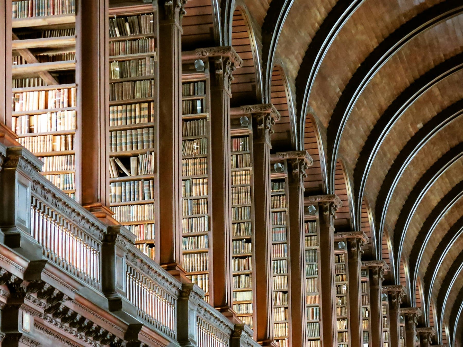 The Long Room library at Trinity College Dublin